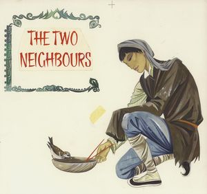 The Two Neighbours art by Janet & Anne Grahame Johnstone