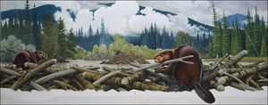 What Beavers Do Best art by Bernard Long