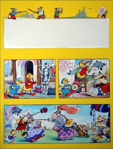 Dicky and Dolly's Jousting Day art by Harold McCready