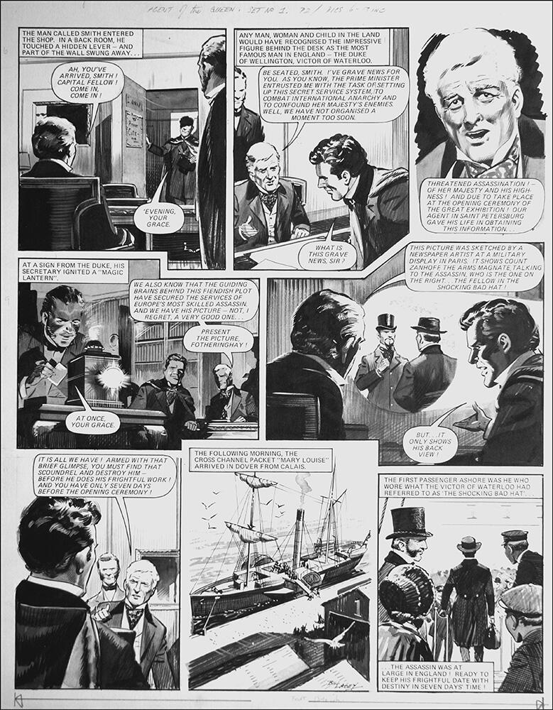 2nd page of episode art by Bill Lacey