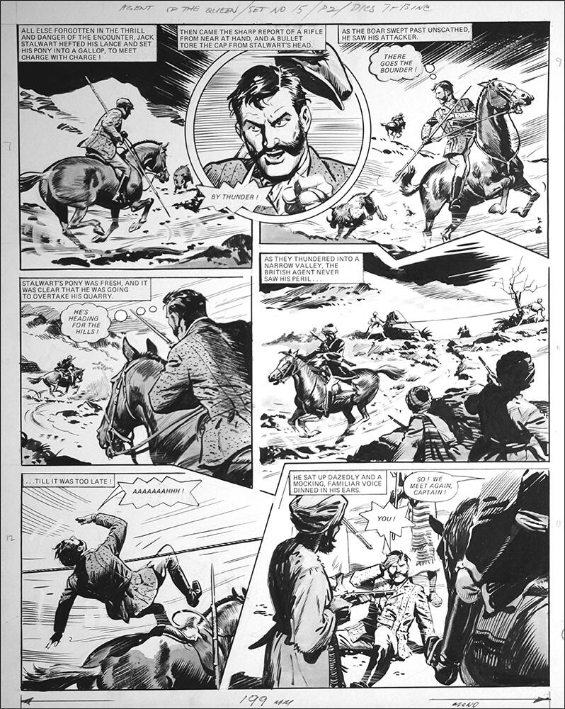 2nd page of episode art by Bill Lacey