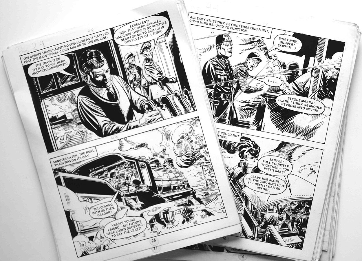 26th page of story art by Antonio Perez Martinez