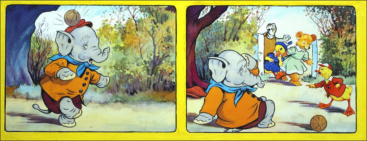 Dicky and Dolly - A Good Header art by Harold McCready