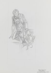 The Mystery of Edwin Drood - Edwin Drood and John Jasper art by Ron Embleton