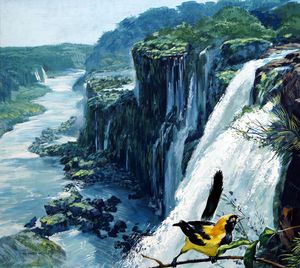Yellow Oriole art by Musio
