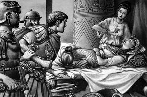 Death of Cleopatra art by Patrick Nicolle