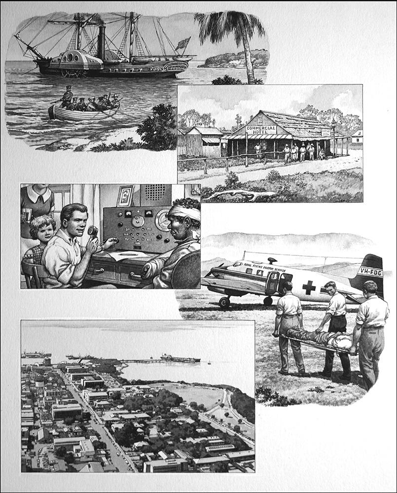 Darwin - From Then Till Now art by Patrick Nicolle