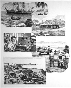Darwin - From Then Till Now art by Patrick Nicolle