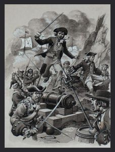 How Britain Won Gibraltar art by Patrick Nicolle