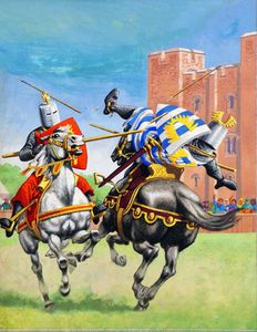 The Joust art by Patrick Nicolle