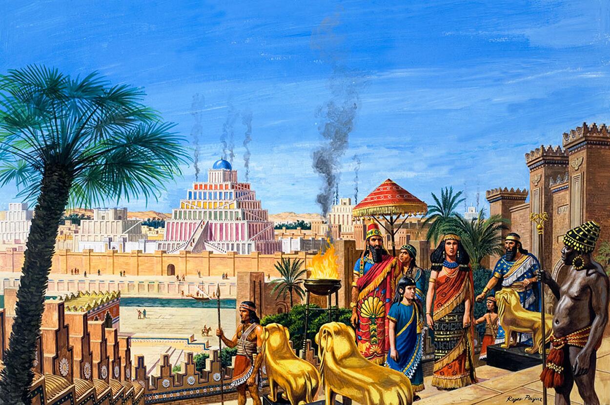 Nabonidus: Last King of Babylon art by Roger Payne