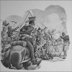 Legends of the Lancers art by Patrick Nicolle