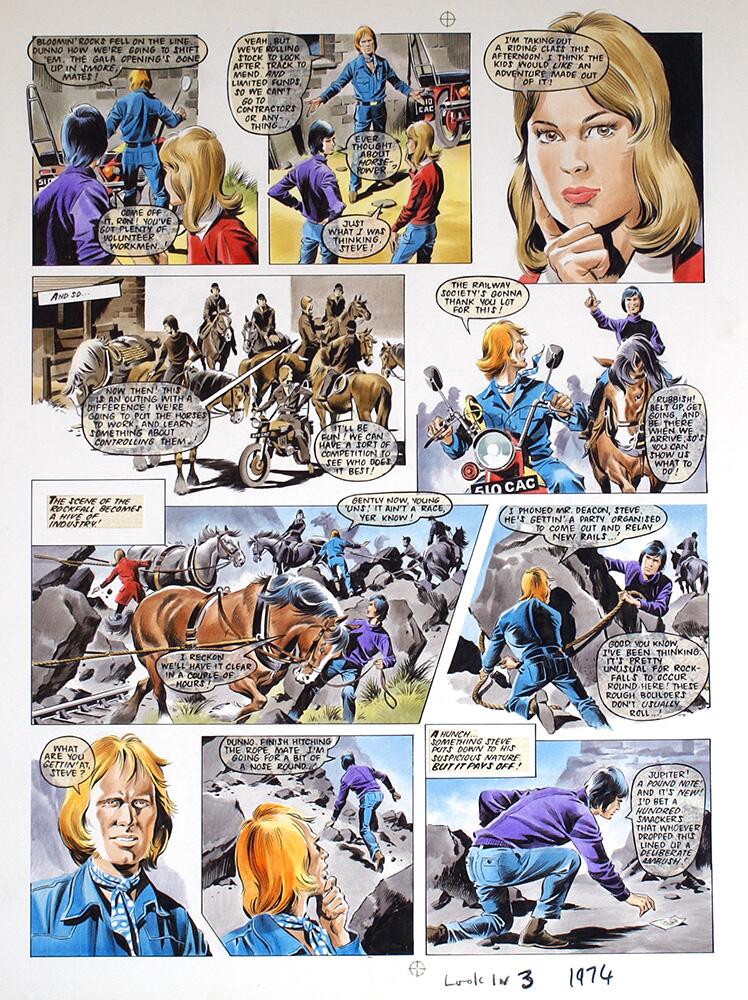 Follyfoot art issue 3 page 74 art by Mike Noble