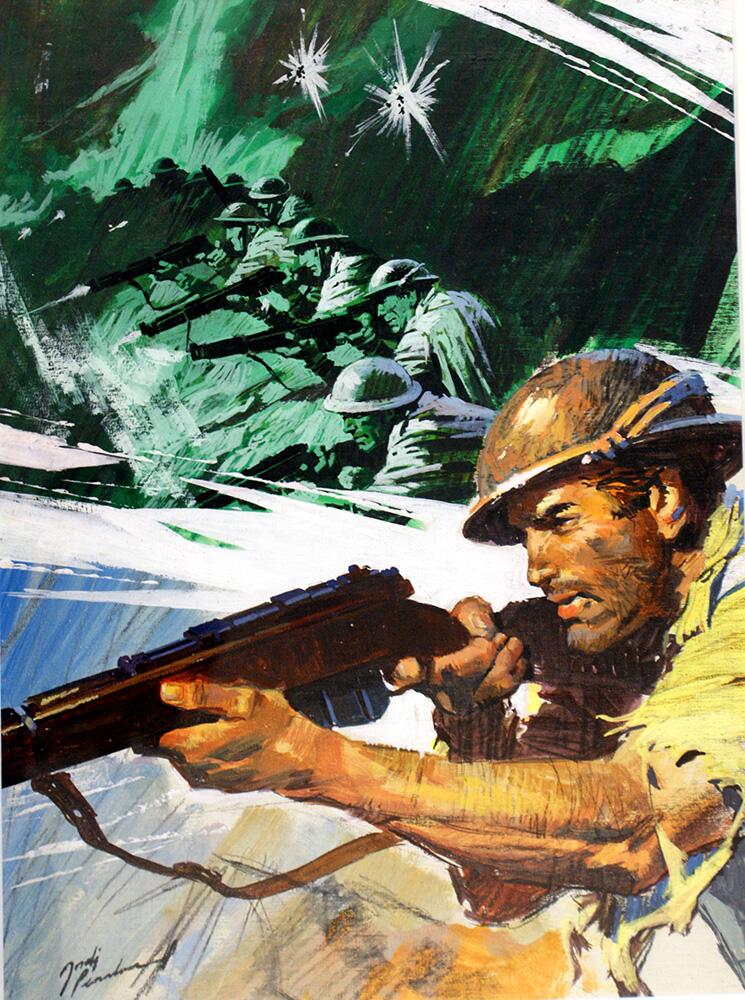 Battle Picture Library cover #215  'Safe Conduct' art by Jordi Penalva