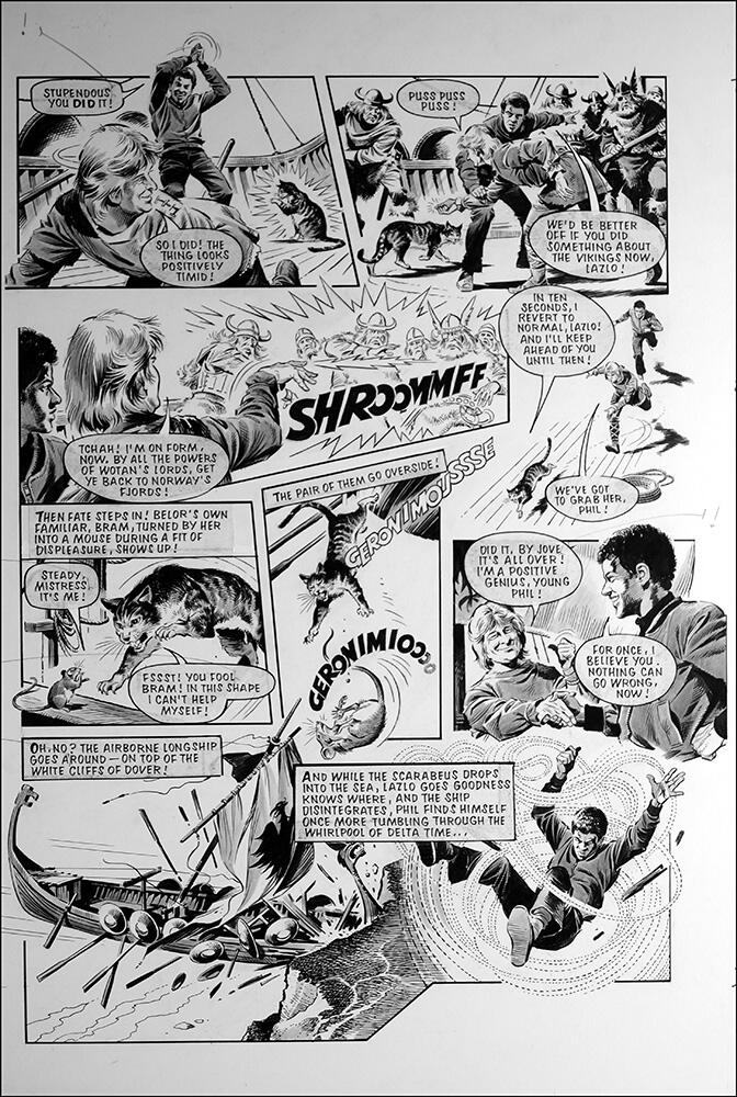 2nd page of episode art by Mike Noble