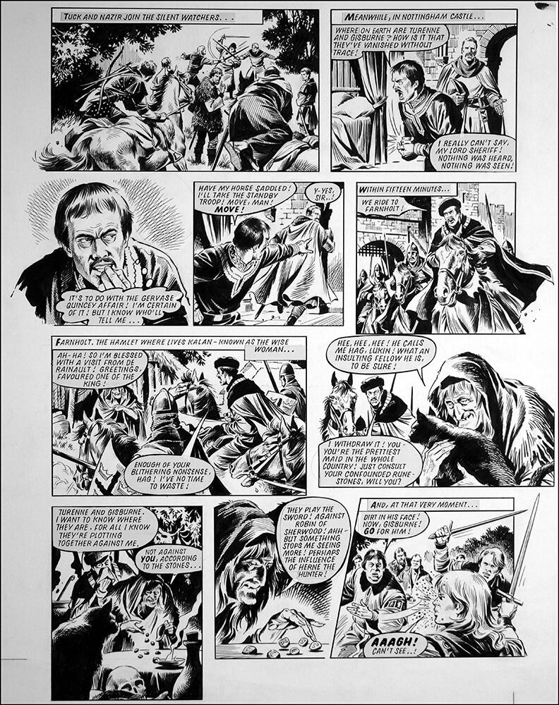 2nd page of episode art by Mike Noble