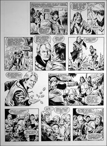 Robin of Sherwood: Down With Em Lads (TWO pages) art by Mike Noble