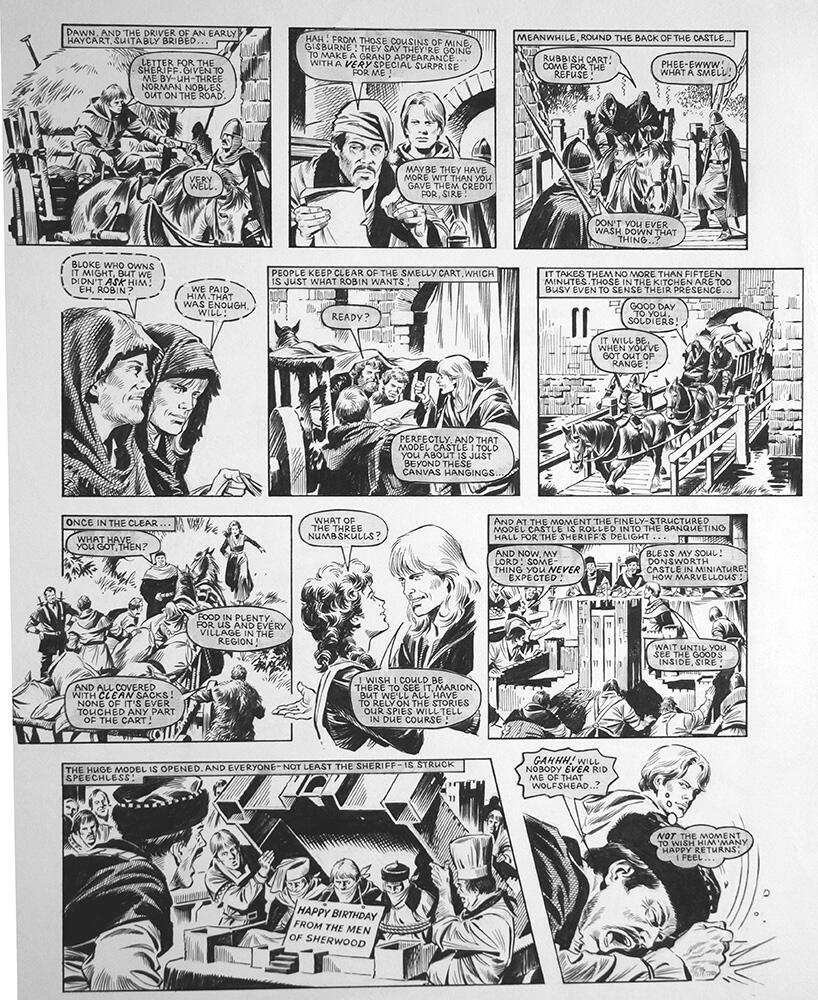 2nd page of episode art by Mike Noble