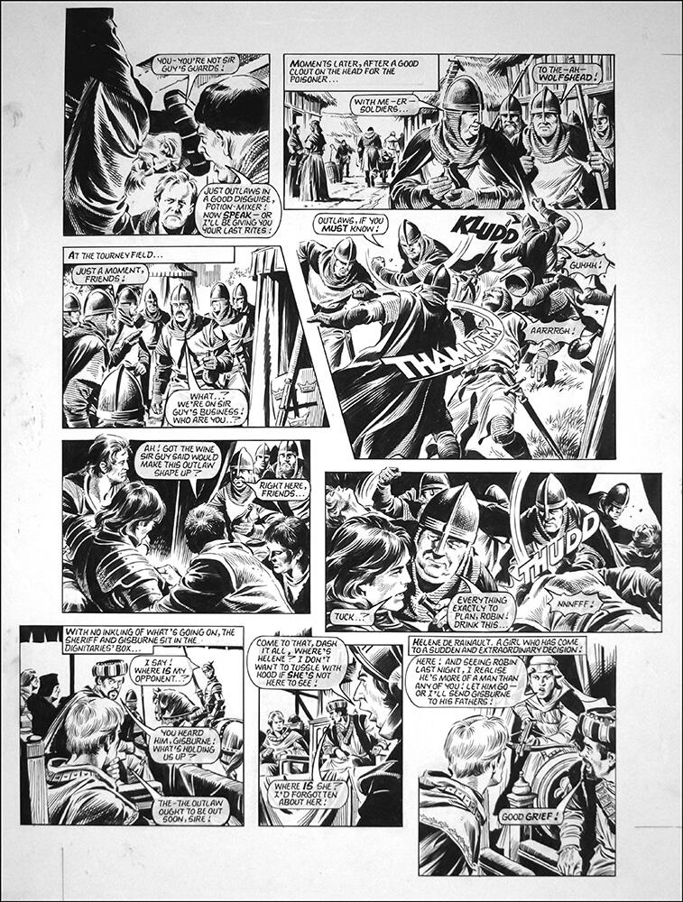 2nd page of story art by Mike Noble