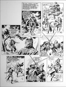 Robin of Sherwood - Say Your Prayers (TWO pages) art by Mike Noble