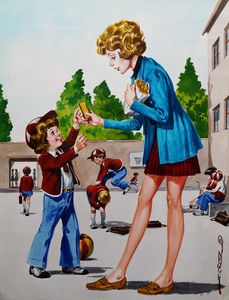 Leap-Frog and Chocolate Treats art by Jose Ortiz