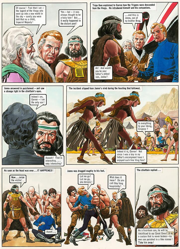 The Trigan Empire: Look and Learn issue 631 (16 Feb 1974) art by Miguel Quesada