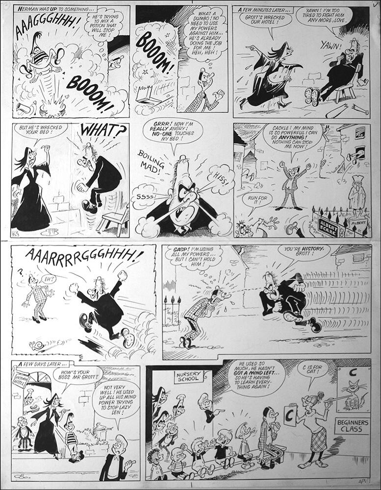 2nd page of episode art by Reg Parlett