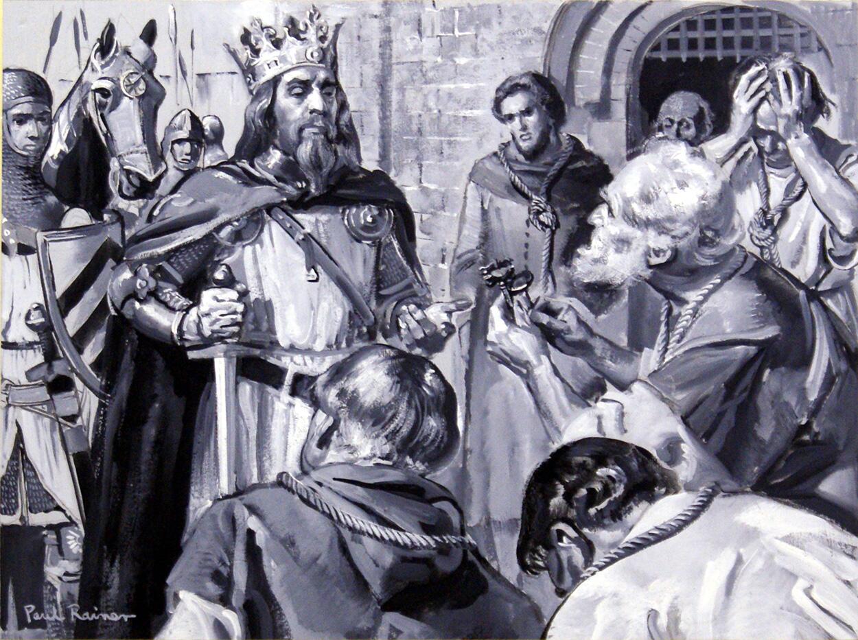 Burghers of Calais art by Paul Rainer