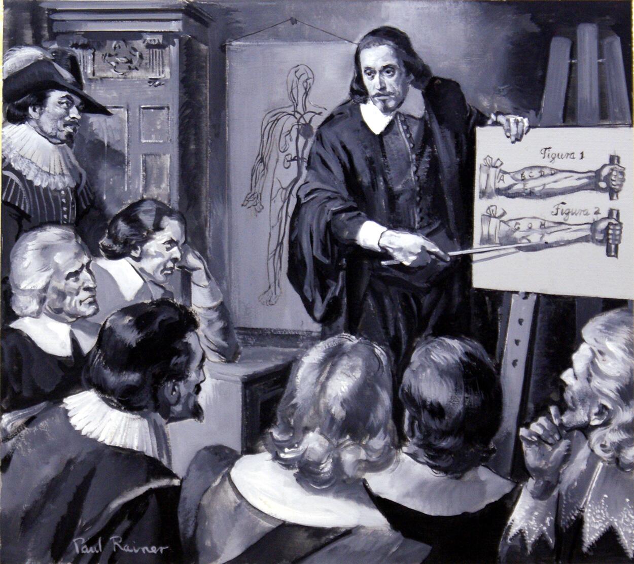 William Harvey: Man of Medicine art by Paul Rainer
