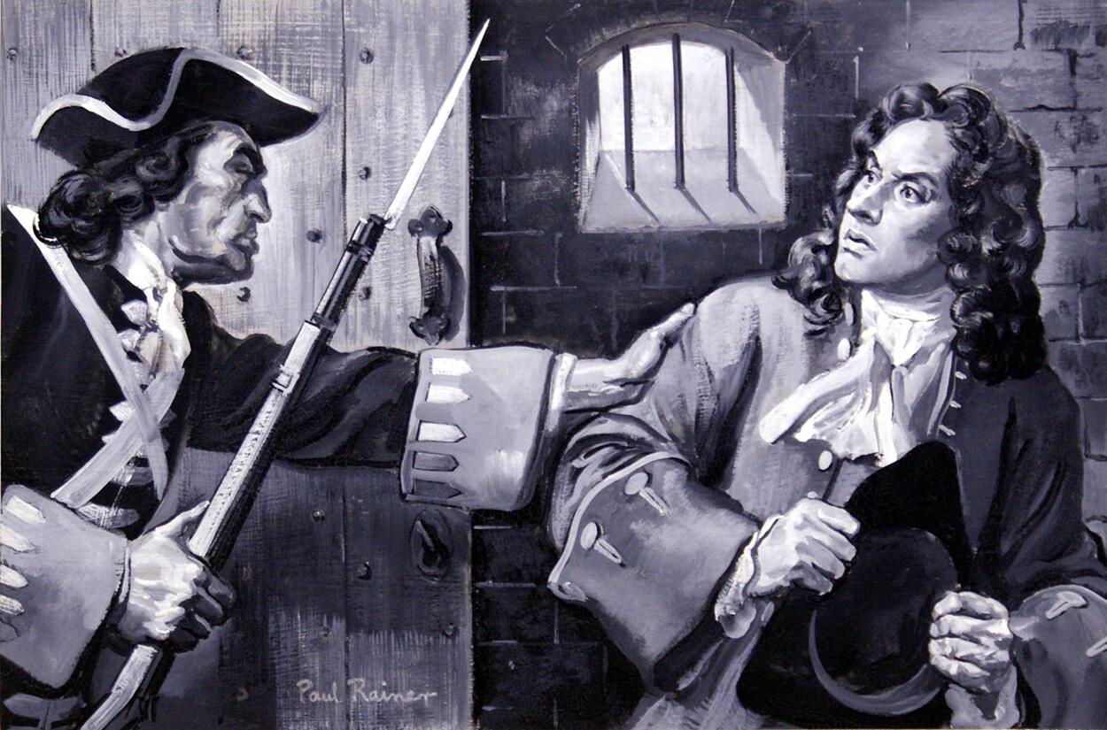Famous Sayings: Voltaire art by Paul Rainer