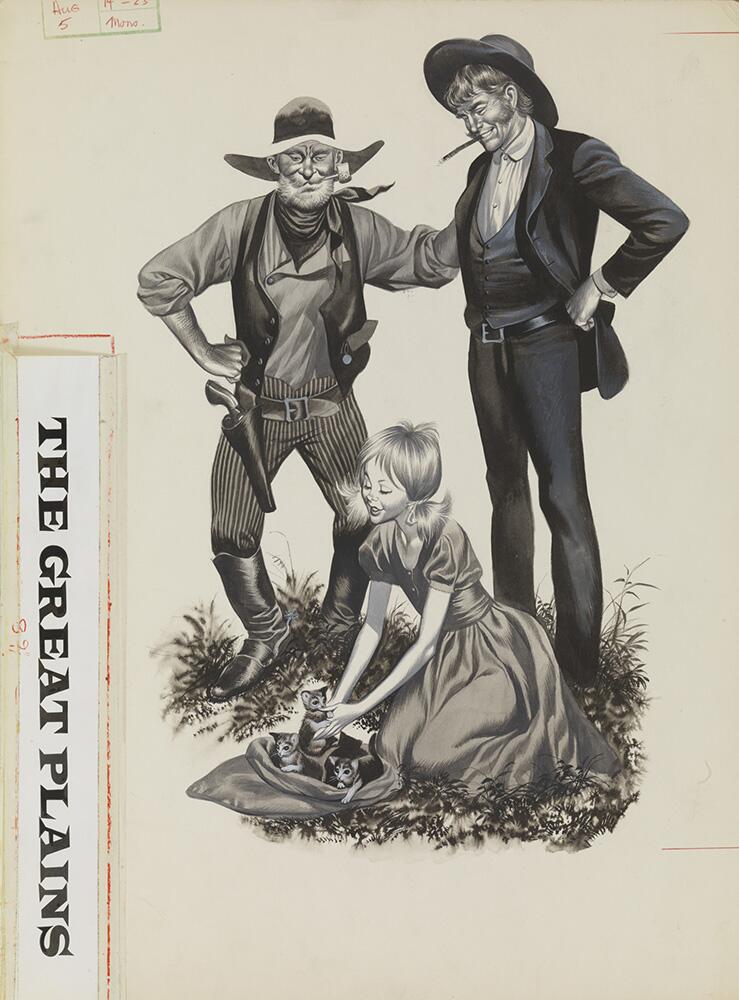 The Great Plains art by Ron Embleton