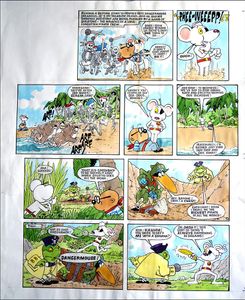 Danger Mouse - Pirates Redux (TWO pages) art by Arthur Ranson
