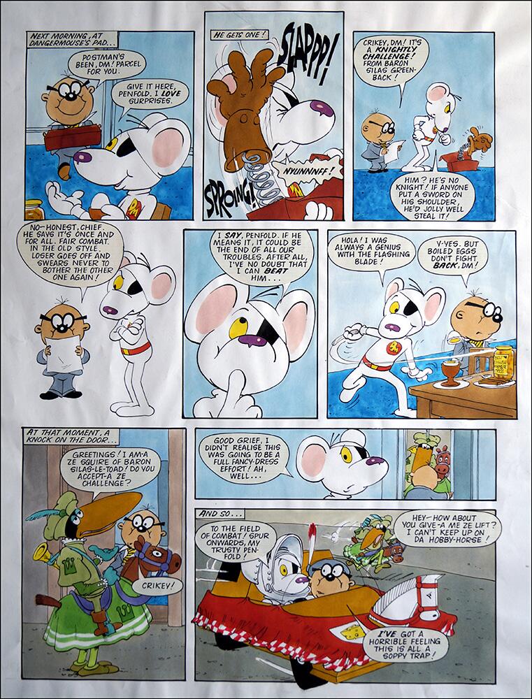 2nd page of episode art by Arthur Ranson