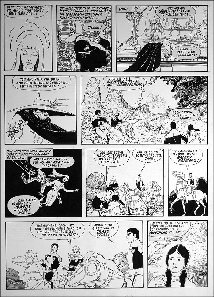 2nd page of episode art by Arthur Ranson