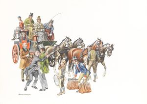 Nicholas Nickleby - Everyone On Board! art by Ron Embleton