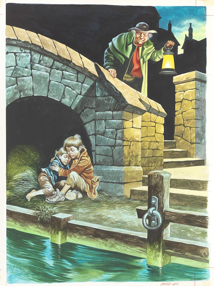 The Happy Prince: Shelter art by Ron Embleton