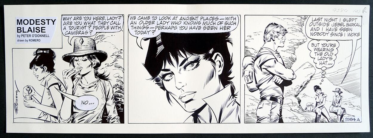Modesty Blaise Daily Strip #9384A art by Enric Badia Romero