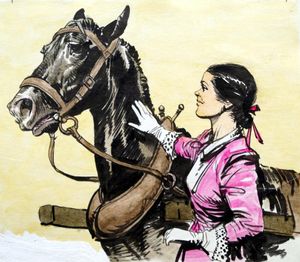 Black Beauty - My Fair Lady art by Carlos Roume