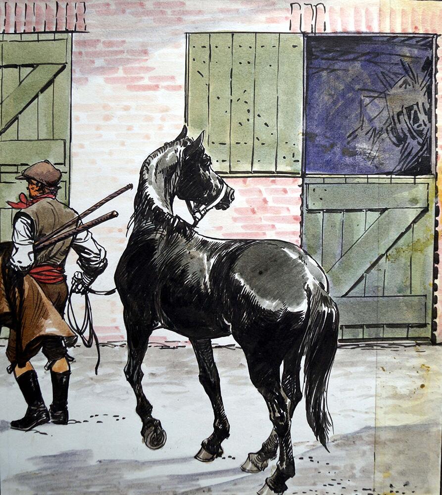 Black Beauty - Back To The Stable art by Carlos Roume