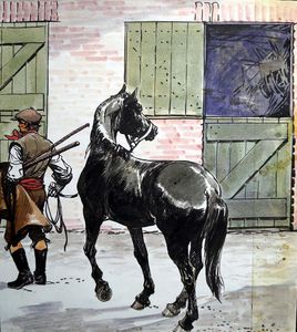 Black Beauty - Back To The Stable art by Carlos Roume