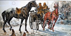 Black Beauty - A Frightful Sight art by Carlos Roume