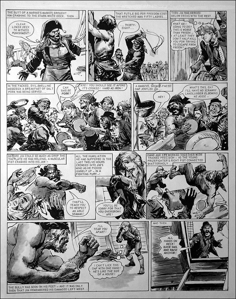 2nd page of episode art by Carlos Roume