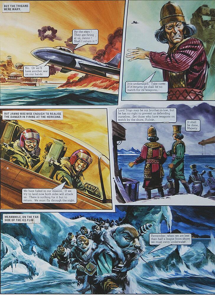 Right Hand Page art by Gerry Wood