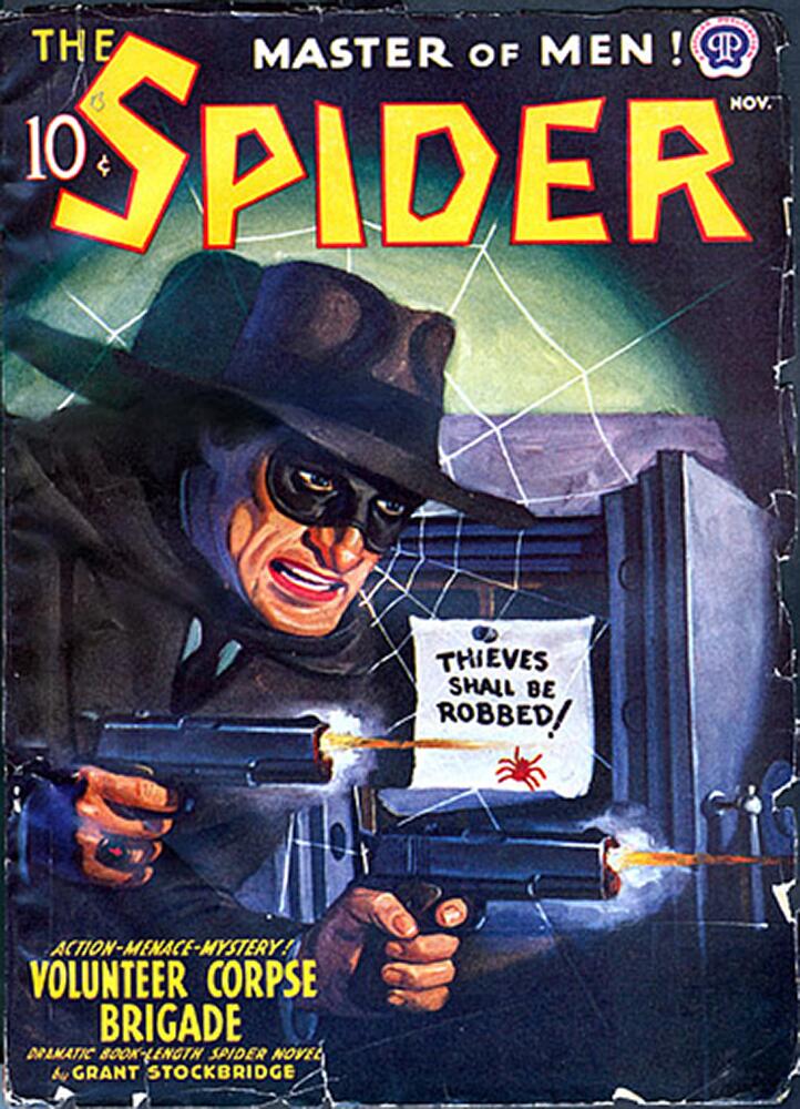original pulp cover (not included) art by Vet
