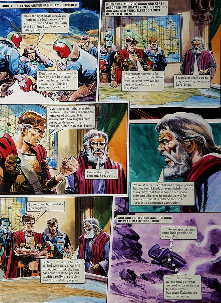 Right Hand Page art by Gerry Wood