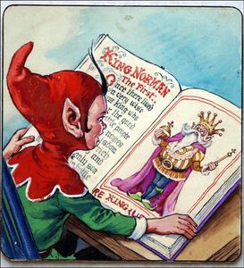 Norman Gnome - King Norman The First art by Geoff Squire