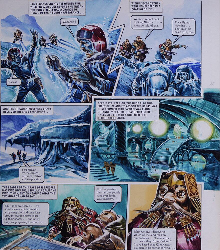 Left Hand Page art by Gerry Wood