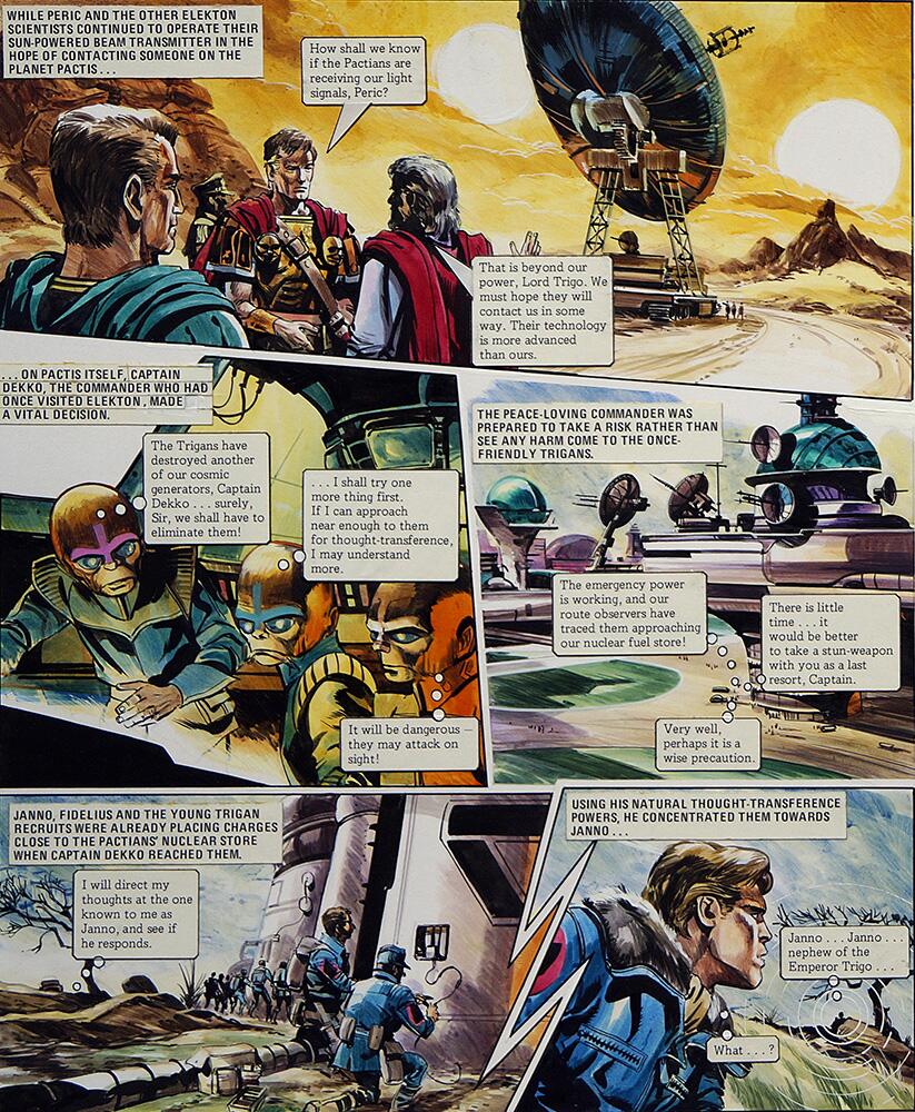 Left Hand Page art by Gerry Wood