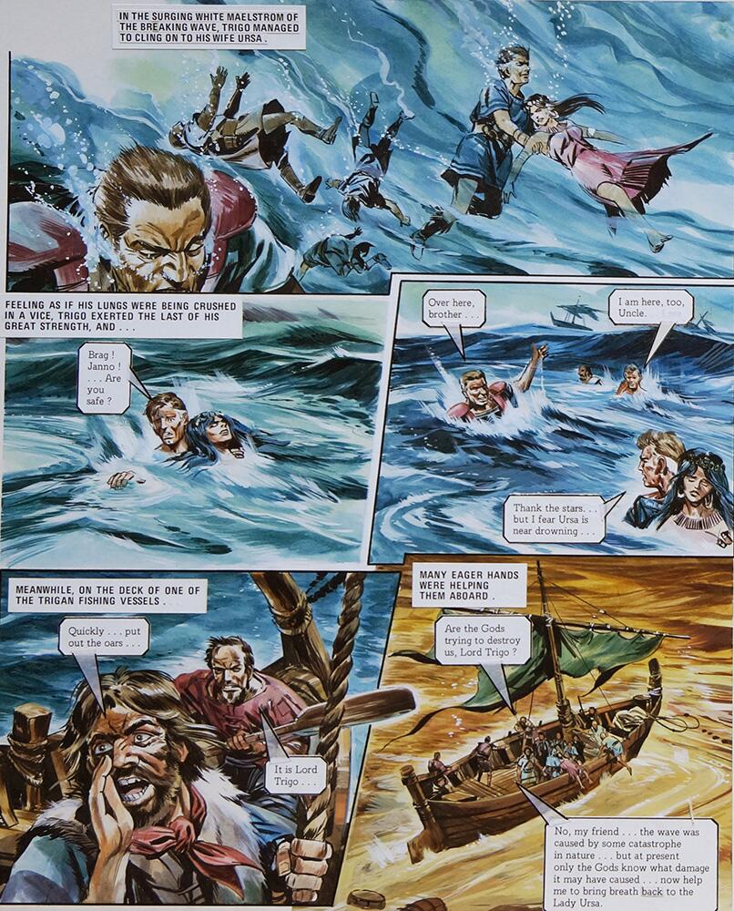 Left Hand Page art by Gerry Wood