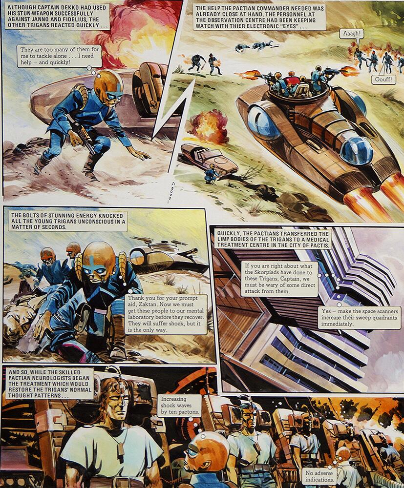 Left Hand Page art by Gerry Wood